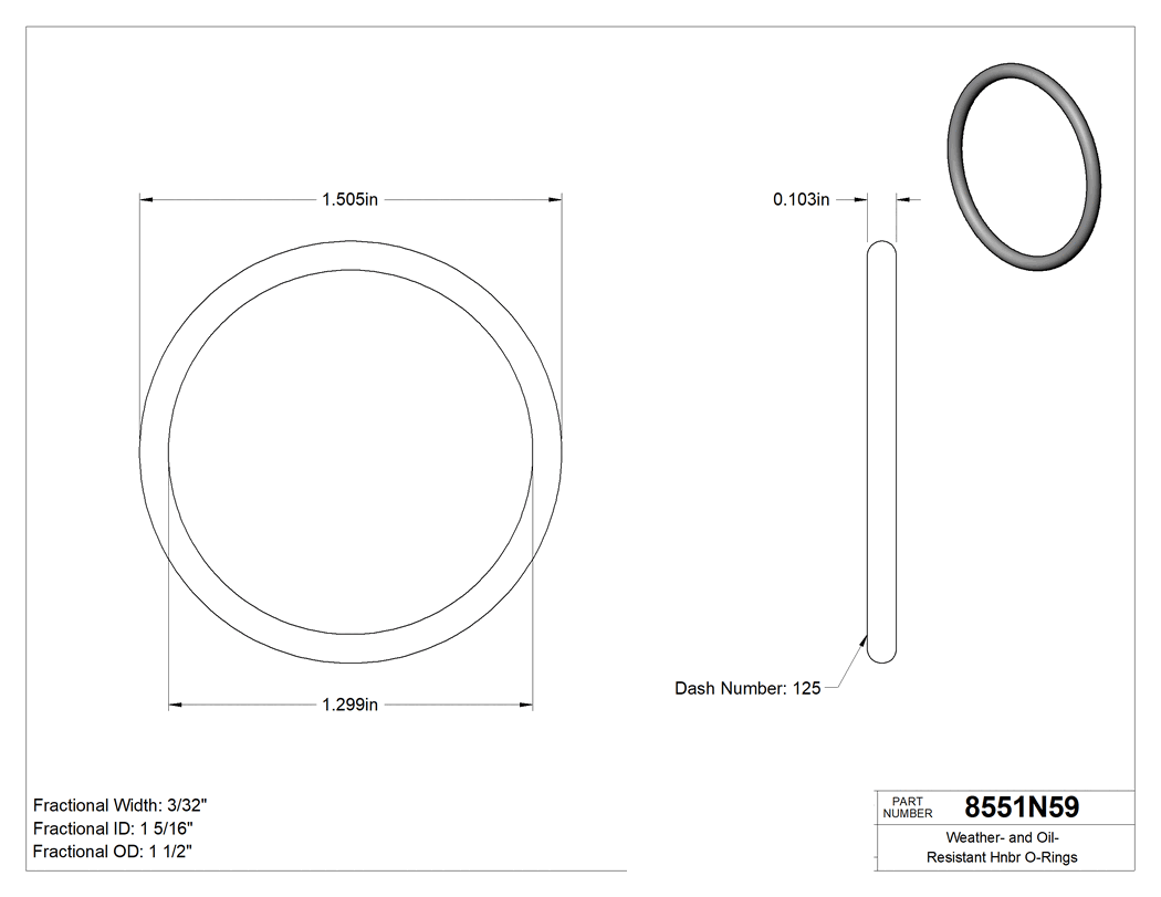 Technical drawing - 8551N59